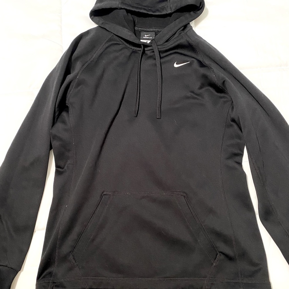 Black Nike ThermaFit Hoodie Sweatshirt